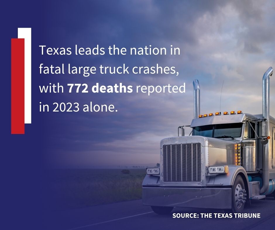 Estadísticas de accidentes de camiones en Texas