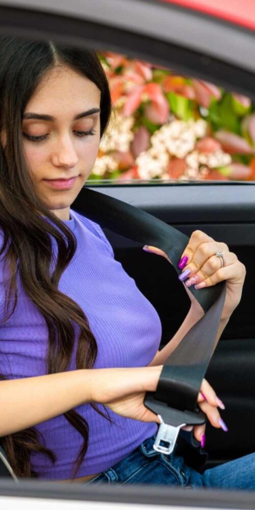 A 15-year old driver, showing the legal age for driving in Texas.