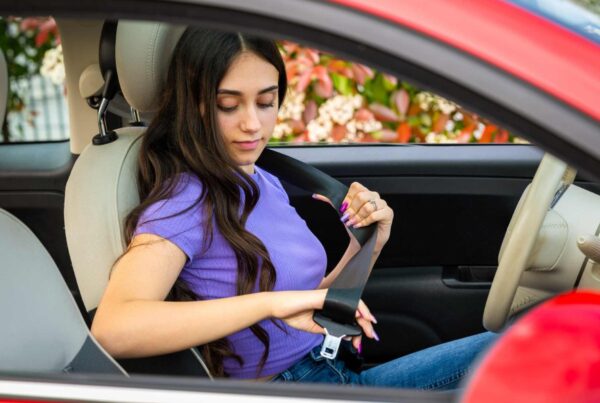 A 15-year old driver, showing the legal age for driving in Texas.